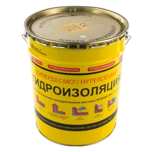 Мастика гидроизоляционная полиуретановая Alchimica Гипердесмо Классик 25 кг белый