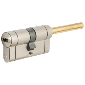 Цилиндр Mottura Champions Pro CP4P413101C5, 36x10x26 мм, ключ/шток, цвет матовый никель, без вертушки