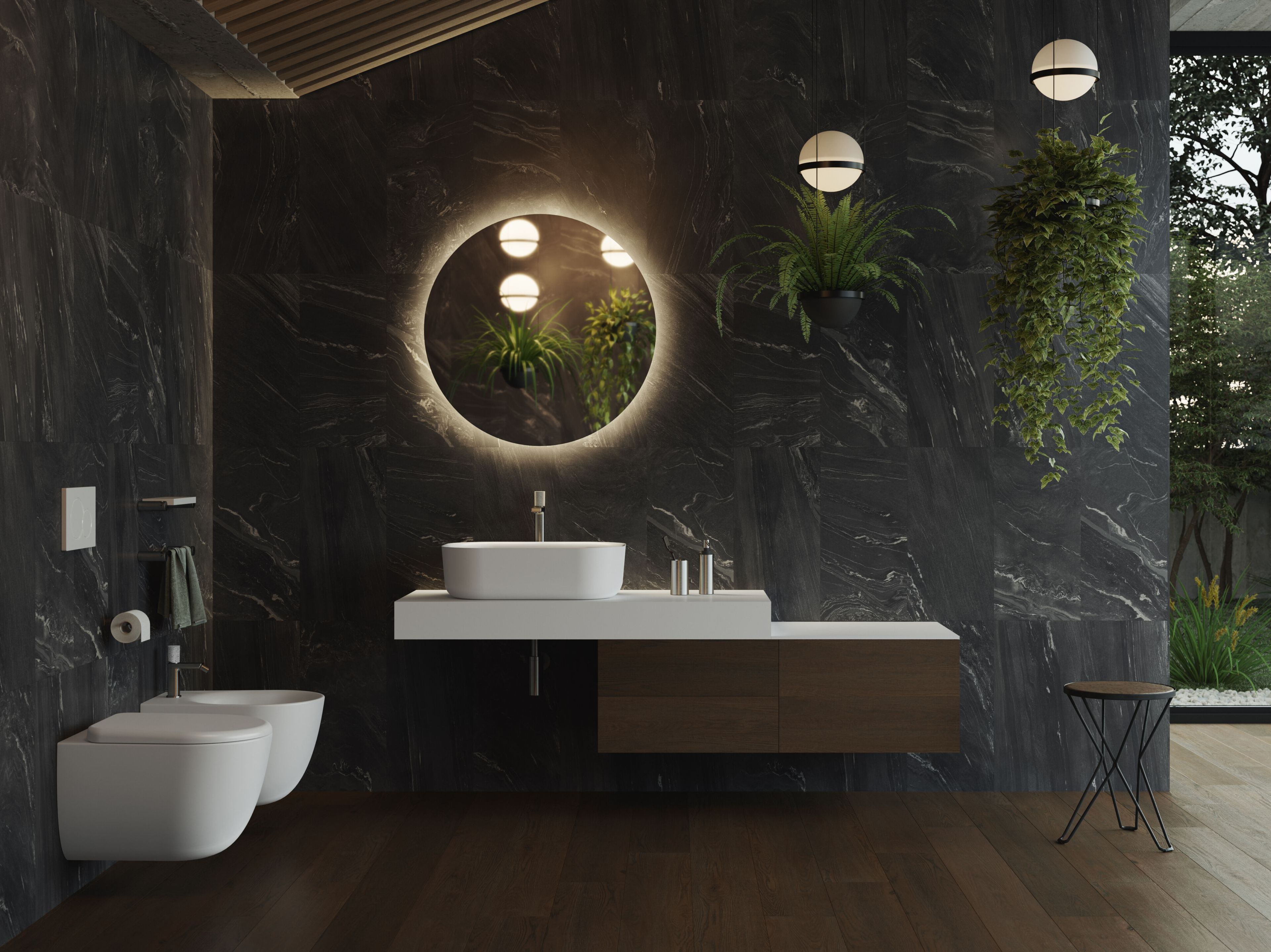 Полная мебель для ванной комнаты GSG Ceramic Design ARCH-00083854