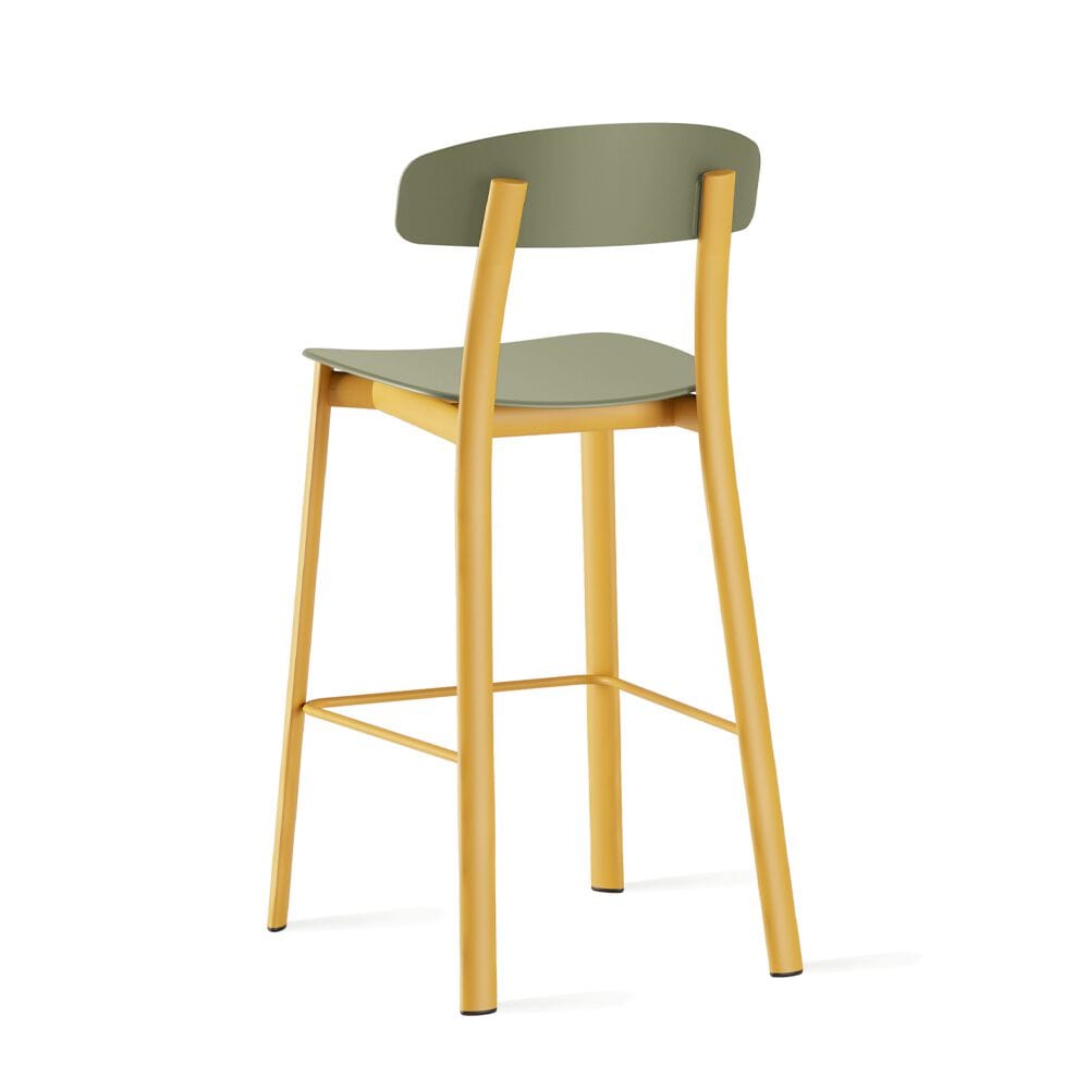 Высокий стул из полипропилена со спинкой Infiniti Feluca ARCH-00116572 - Вид №8