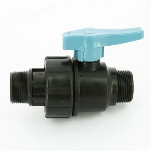 Кран НН Unidelta 1"1/4 для труб ПНД полипропилен PP-B