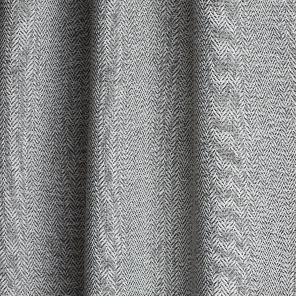 MIAMOZA Штора на ленте «Елочка» 200×280 см в светло-сером цвете 89427072 STLM-1580077 - Вид №1