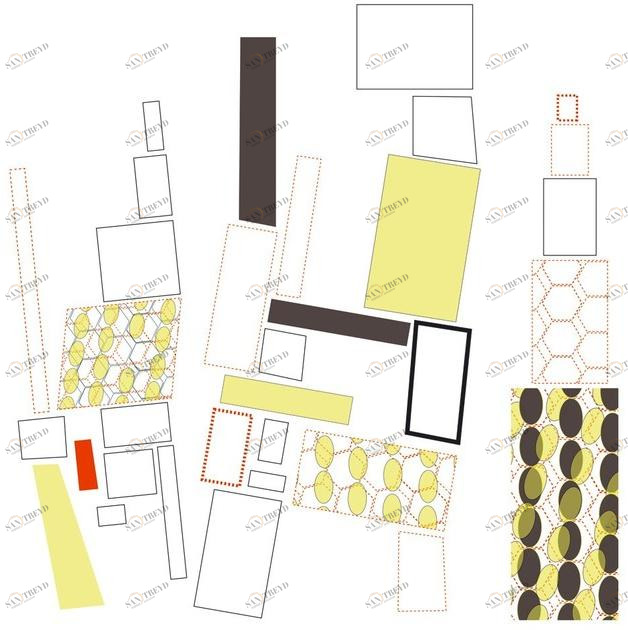 Wall&decò Геометрический Contemporary wallpaper 2010 sun-id-1510771