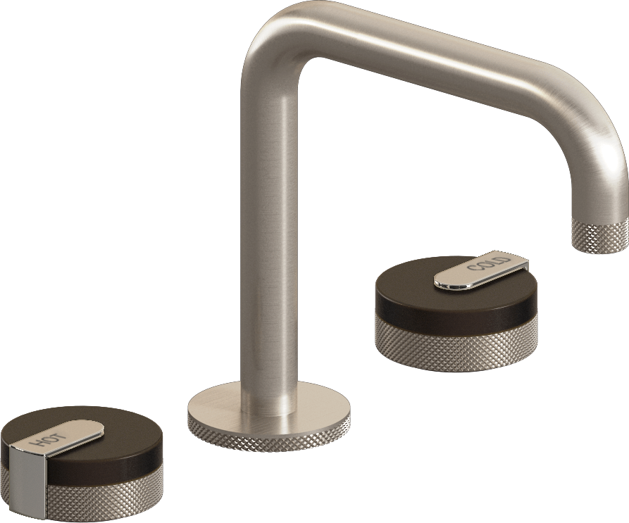 E-11511-R1OB-L1PN-BNi Смеситель для умывальника на 3 отвертия GRAFF MOD+