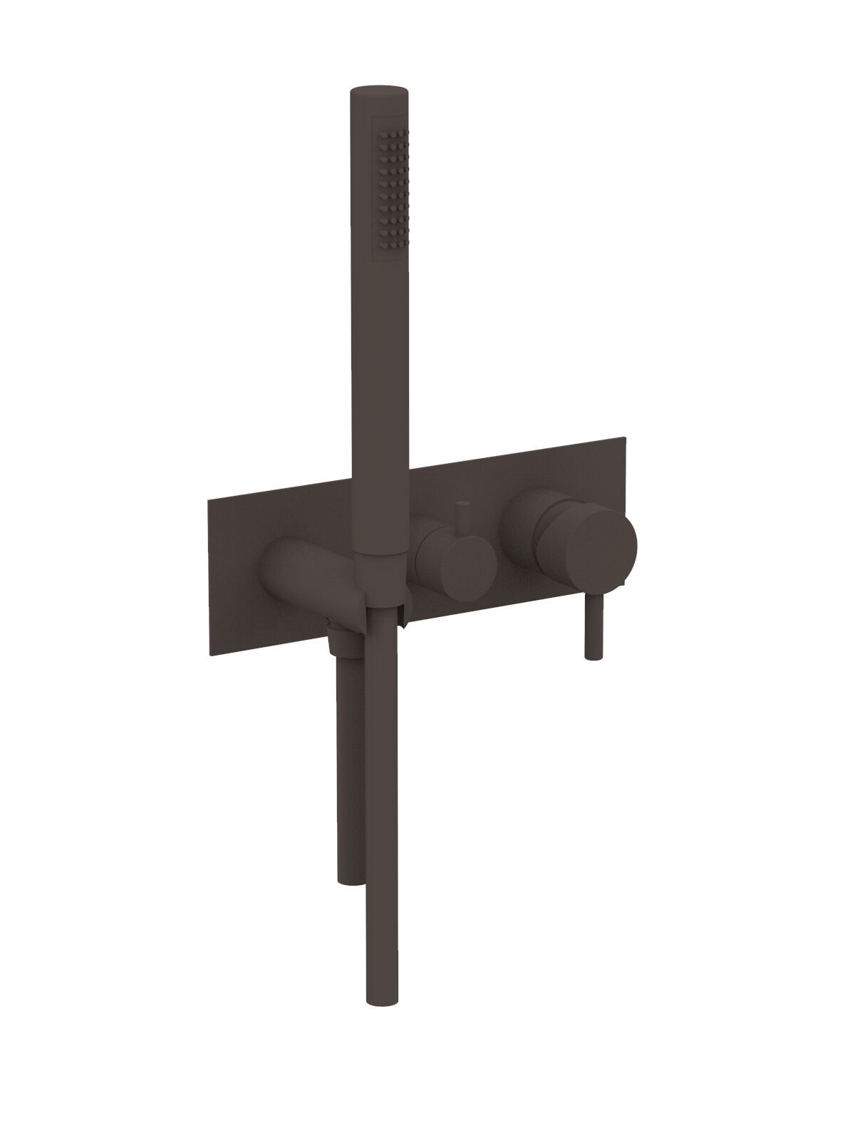 Настенный смеситель для ванны с 3 отверстиями и ручным душем Rubinetterie Frattini отдельная эстетика ARCH-00136591 - Вид №36