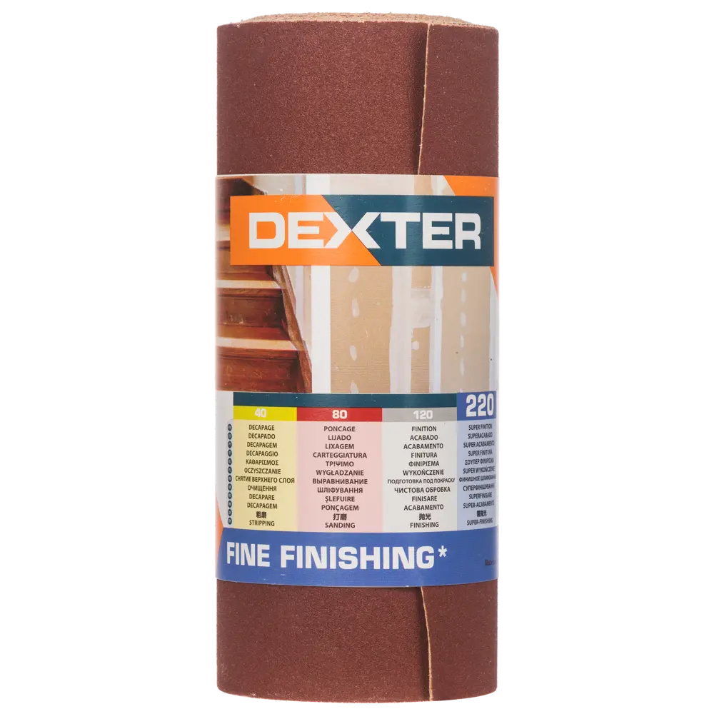 Абразивный рулон Dexter P220 для финишной шлифовки дерева 18783832 STLM-0012670 - Вид №3