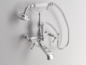 Напольный смеситель для ванны с ручным душем