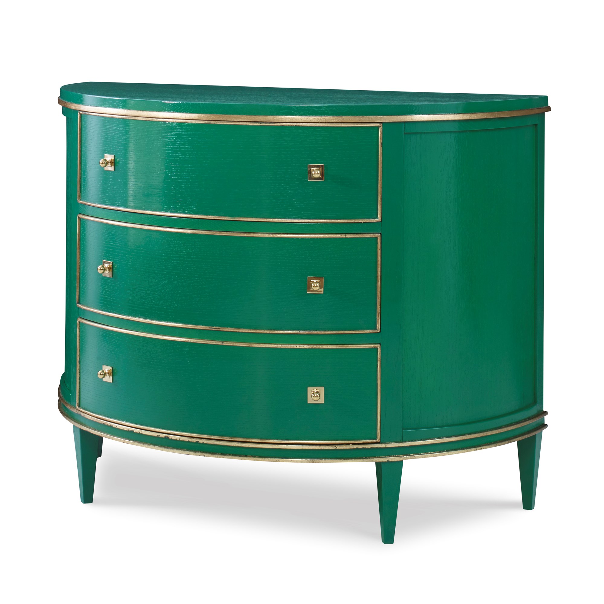 Тумбочка 17581-830-029 Orion Demilune Chest - Emerald Ambella  - Вид №1