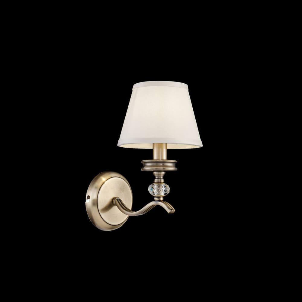 Бра металлическое с абажуром кремовое Alessandra FR2016WL-01BZ FREYA ALESSANDRA 00-3929231 Бежевый - Вид №1