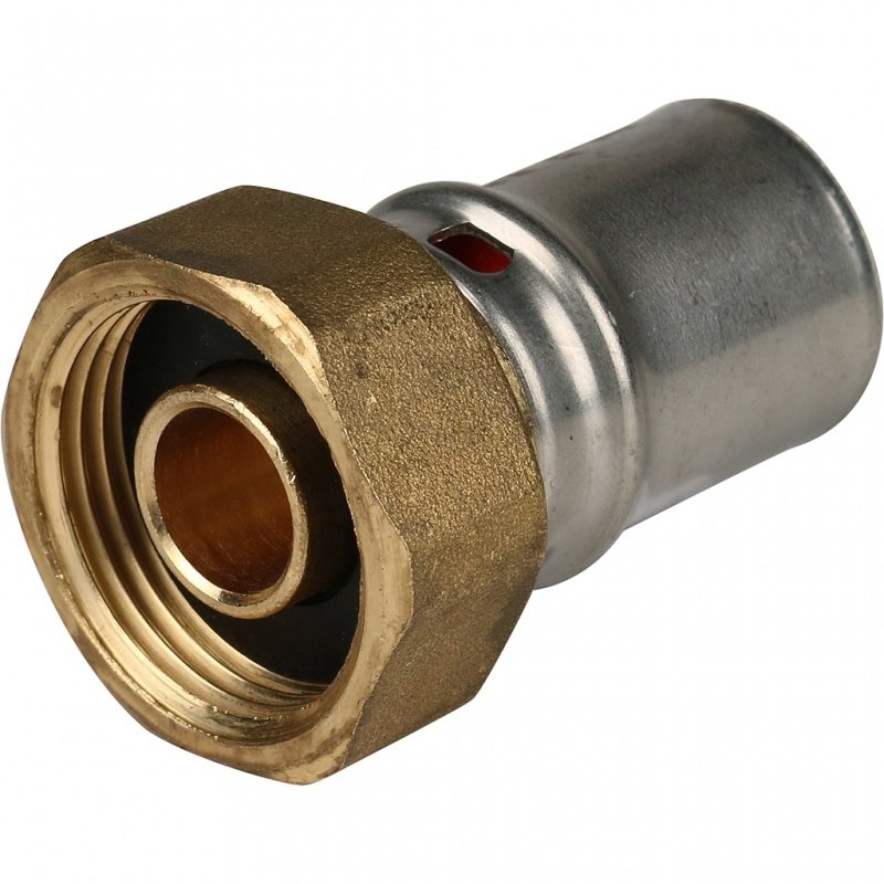 Муфта с накидной гайкой STOUT 20х3/4" под пресс SFP0016003420 - Вид №1