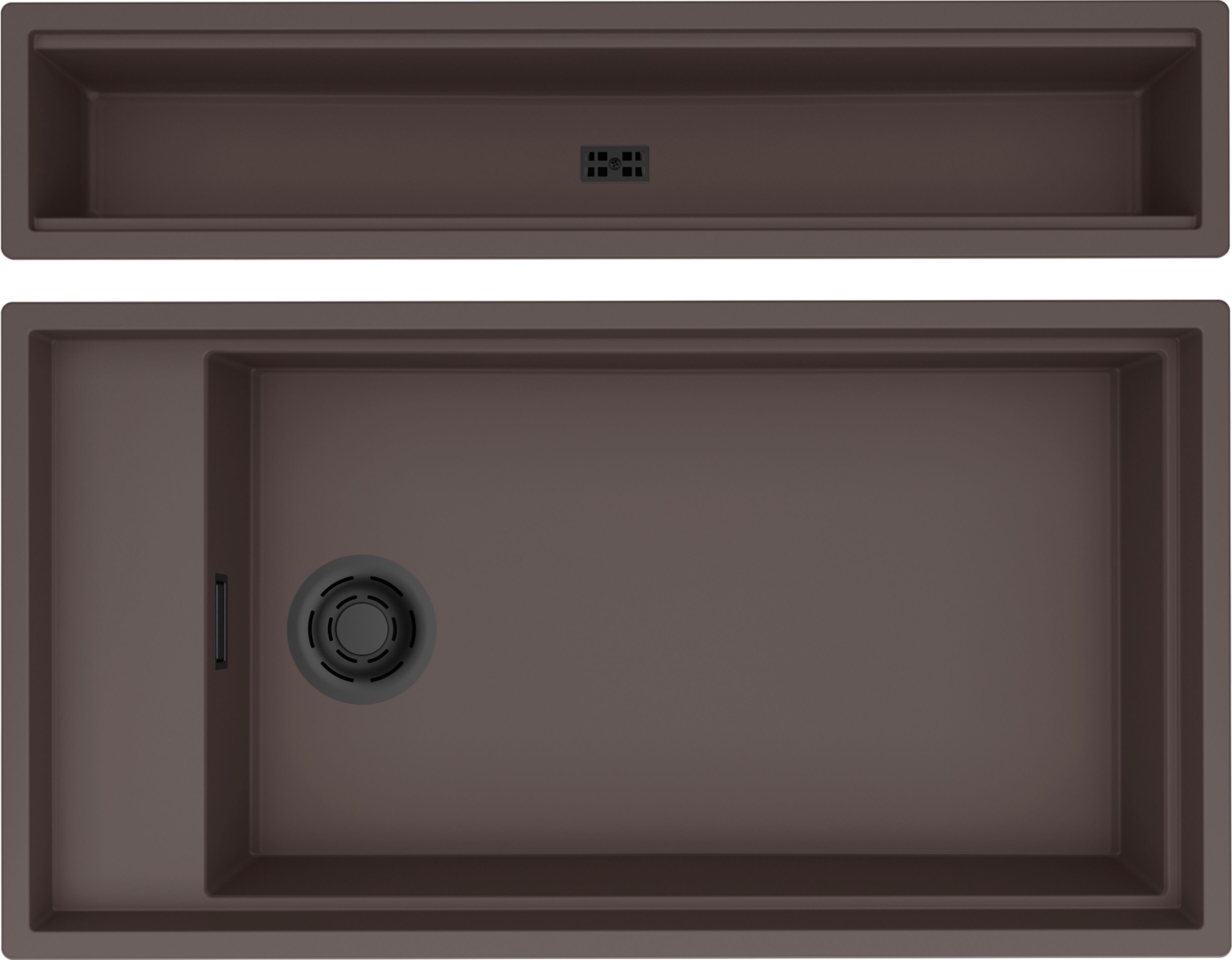 Раковина с одной чашей в Кератеке Elleci элитная кухня ARCH-00022898 - Вид №9