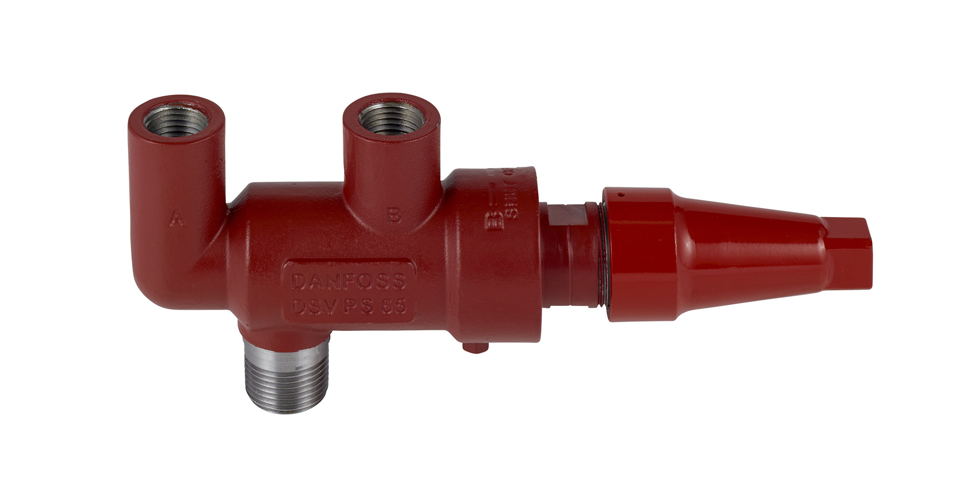 Danfoss DSV — многоходовые запорные клапаны для предохранительных клапанов DSV 2 Клапан запорный двойной 148F3011  - Вид №2