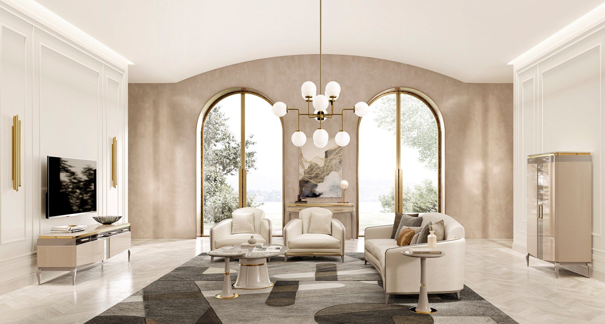 Кожаное кресло с подлокотниками A.R. Arredamenti Victor ARCH-00096035 - Вид №4