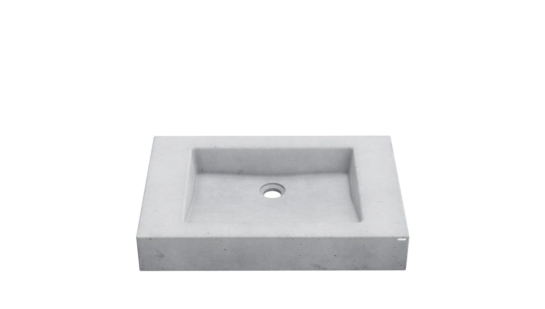 Бетонный одиночный подвесной умывальник Gravelli SLANT 07 SINGLE ARCH-00081644 - Вид №8