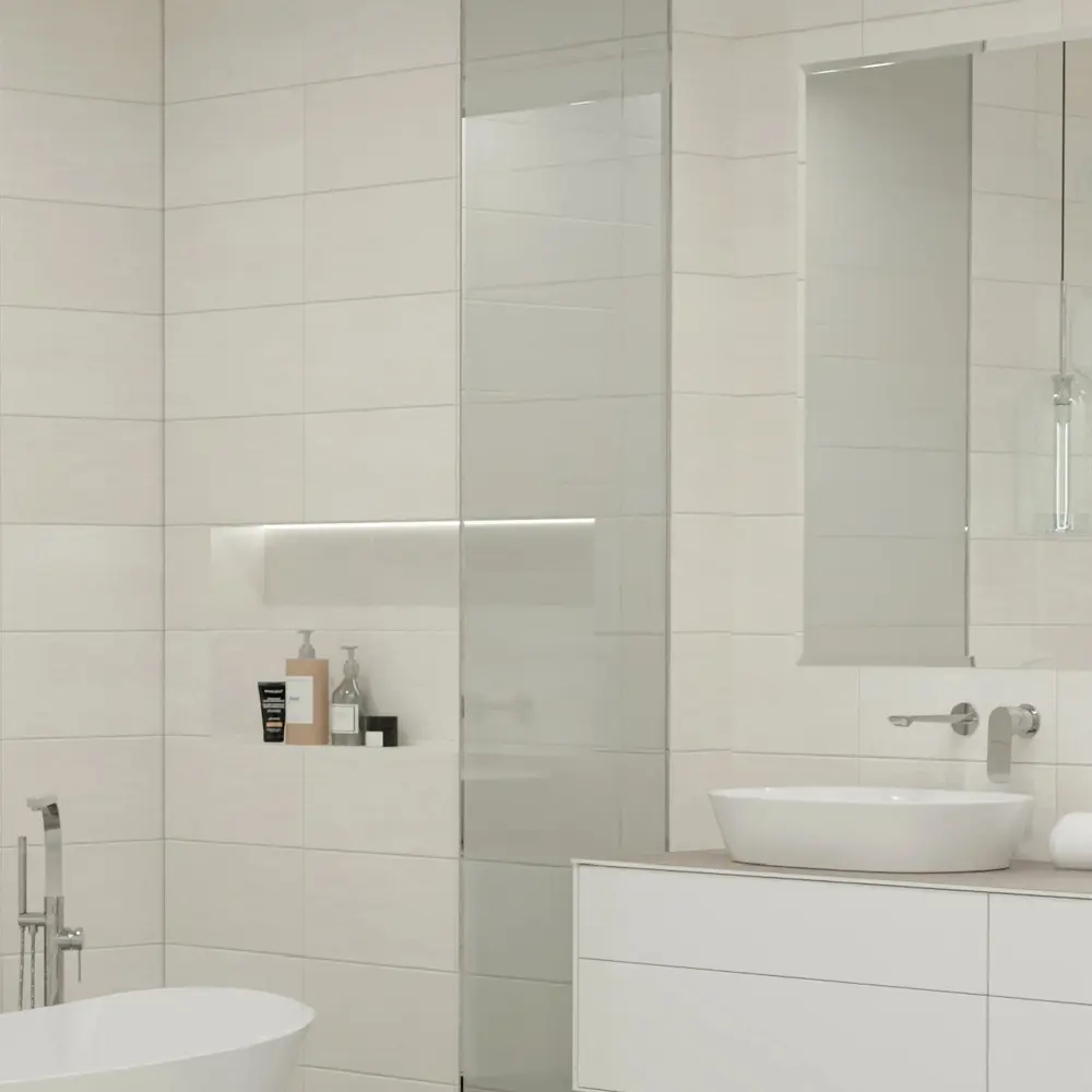 Настенная плитка KREAFORTA Mersey Stone 20x40 см 1.62 м² матовая цвет серый STLM-2027202