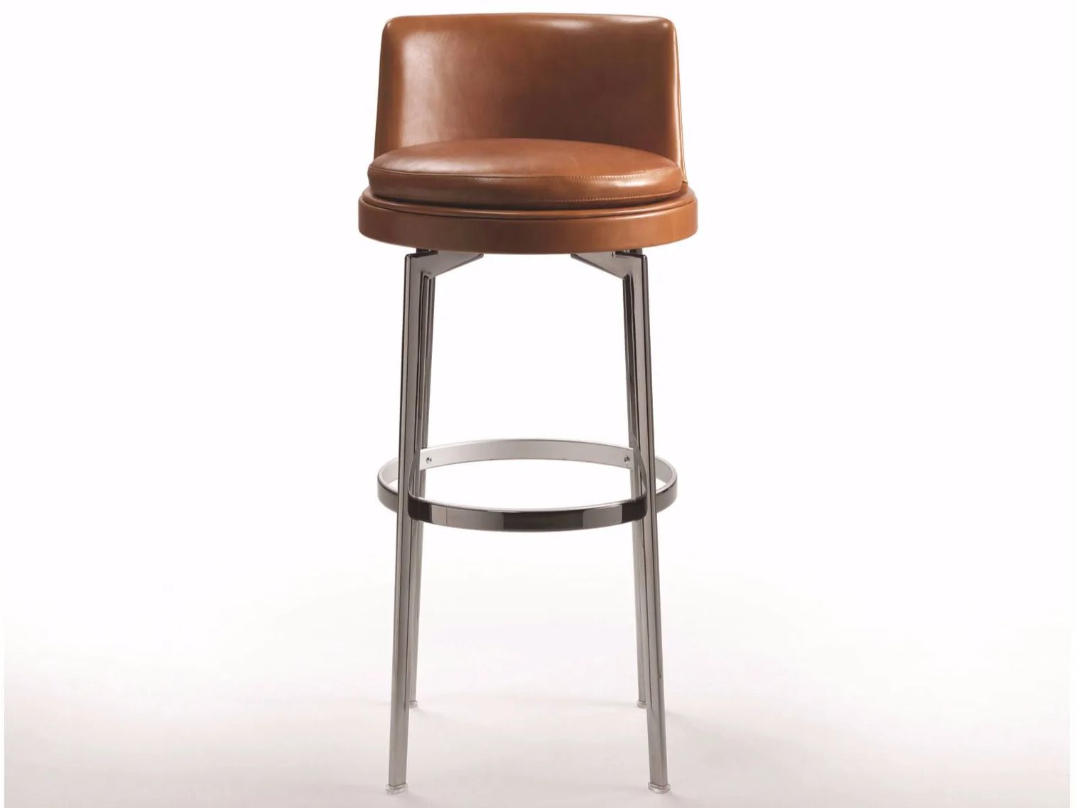 Высокий стул с кожаной обивкой Flexform Feel Good ARCH-00108044 - Вид №1