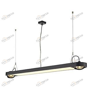 Подвесной светильник прямоугольный черный SLV Aixlight R Office 159090 SLV ДИЗАЙНЕРСКИЕ, AIXLIGHT R OFFICE 00-3889648 Черный 