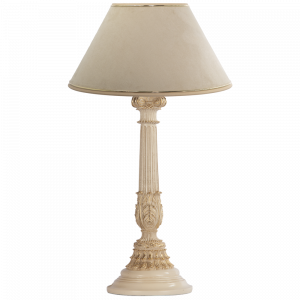 32022,34013 Настольная лампа Колонна Испанская Айвори BOGACHO