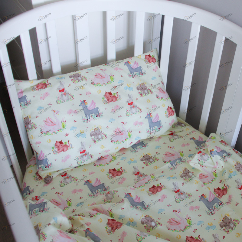 Комплект детского постельного белья Fairy Beasts VAMVIGVAM  282091 Молочный Santreyd 