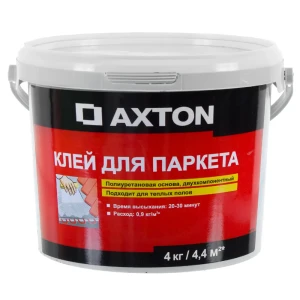 Клей для паркета Axton двухкомпонентный 4 кг 17924040 STLM-2113499