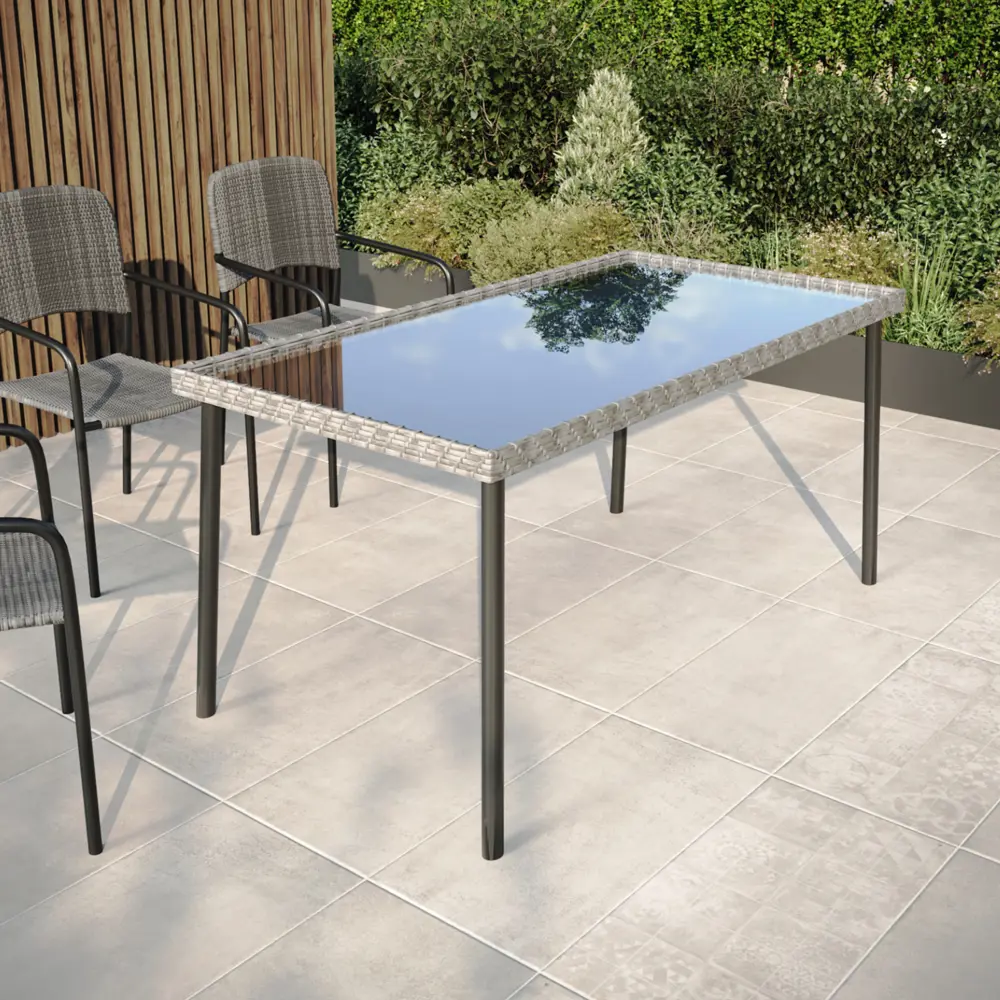 Садовый стол Zena 153x94x10 серый Santreyd нет STLM-2118116