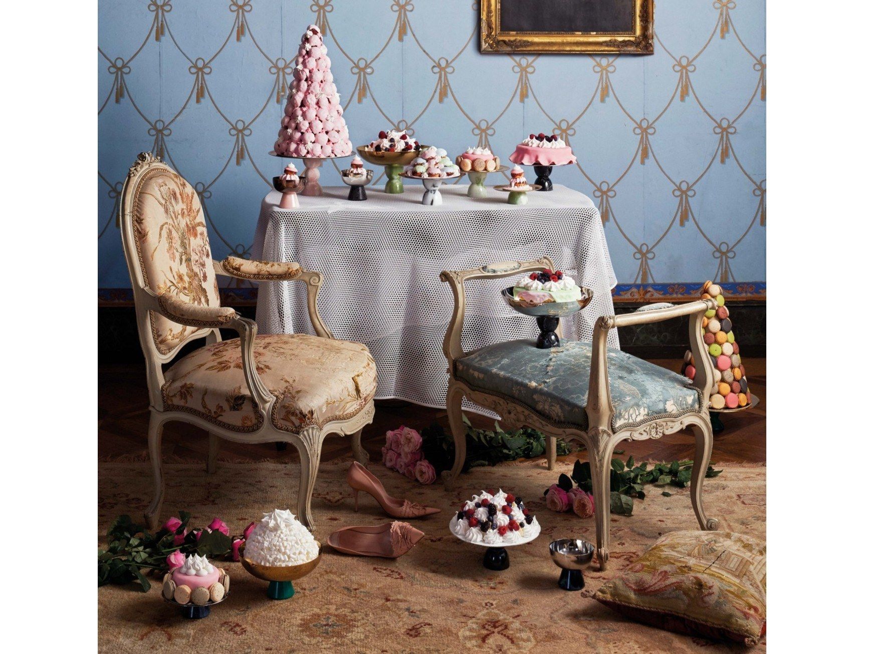 Большая центральная часть из нержавеющей стали с основанием из смолы Sambonet Madame ARCH-00031074 - Вид №5