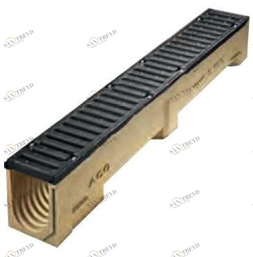 ACO PASSAVANT Бетонный дренажный канал и элемент Aco drain serie s sun-id-1371432