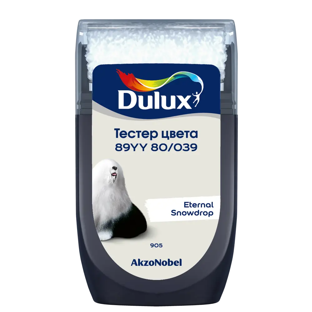 Тестер краски для стен Dulux 89YY 80/039 Eternal Snowdrop 30 мл STLM-2031340 - Вид №1
