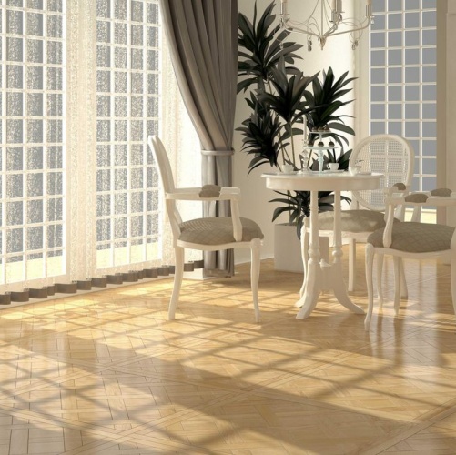 Модульный паркет Da Vinci Алан Дуб Натур (Гладкая) 795х795 мм 2600600119 - Вид №1