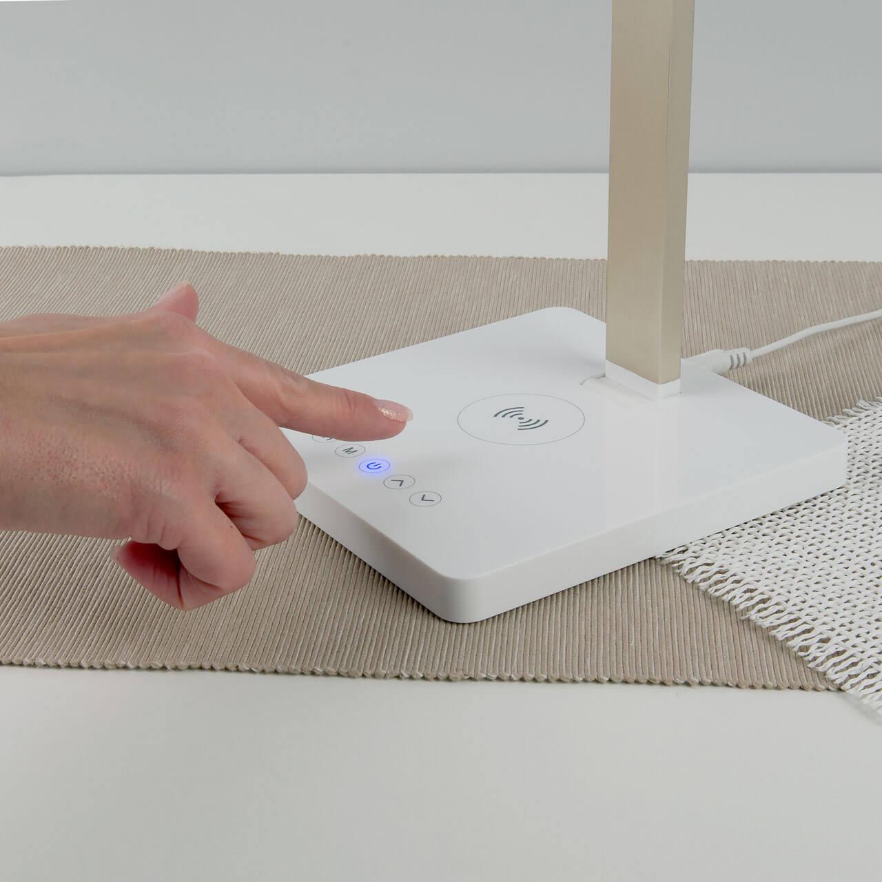 Лампа настольная белая с золотым Elektrostandard Lori 4690389112232 ELEKTROSTANDARD LORI 00-3908232 Белый;золото  - Вид №2