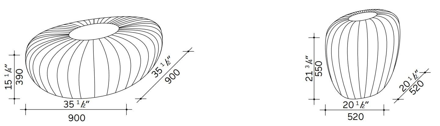 Кожаный пуф Lema TOD ARCH-00089731 - Вид №4