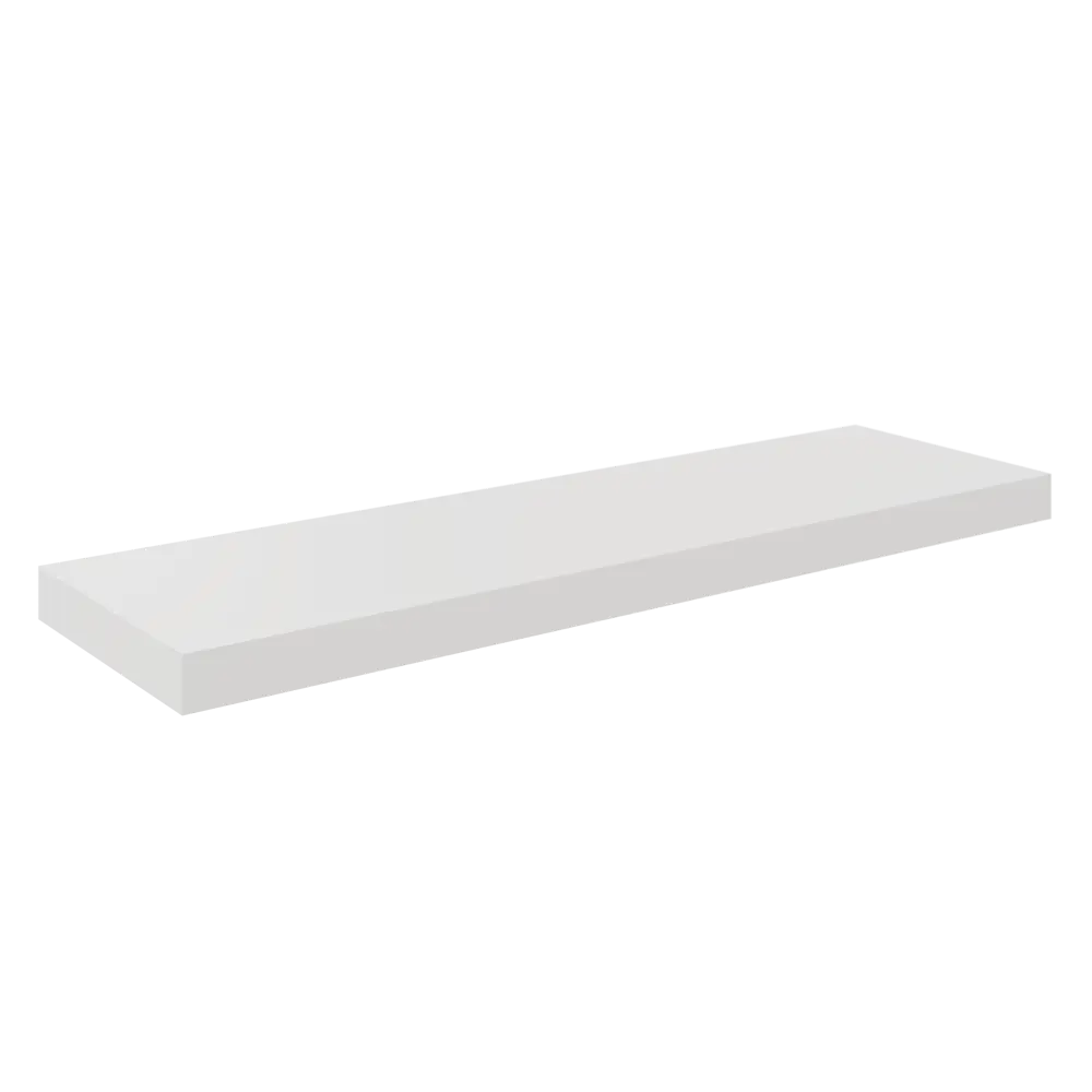 Полка настенная Spaceo White 80x23.5 см МДФ цвет белый STLM-2164451 - Вид №8