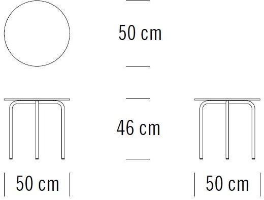 Thonet Круглый стеклянный журнальный столик для гостиной Mr 515 sun-id-1480011 - Вид №14