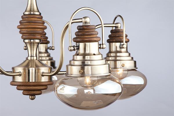 Подвесная люстра Bogates Gustavo 266/5 BOGATES ДИЗАЙНЕРСКИЕ, GUSTAVO 186252 Бронза  - Вид №3