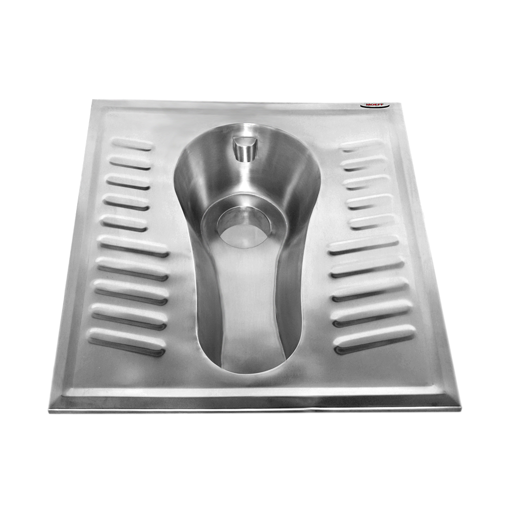 MF-411 Унитаз напольный "Чаша Генуя" из нержавеющей стали Public Steel 