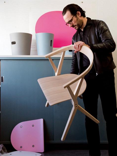 BD Barcelona Design Складной стул из массива дерева Extrusions sun-id-1391401 - Вид №7