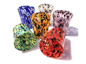 Набор из шести стаканов из муранского стекла ручной работы