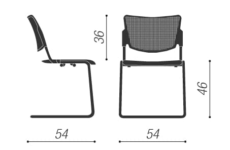 Консольный стул из полипропилена Moschella MIA ARCH-00077924 - Вид №4