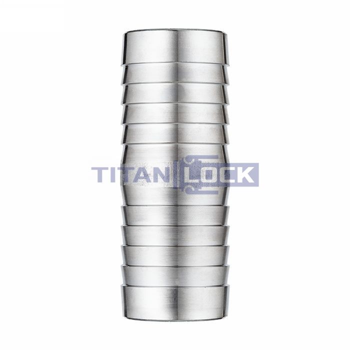 Соединитель для шлангов типа «ёлочка», 1/2", оцинкованная сталь TL1/2HM TITAN LOCK  - Вид №1