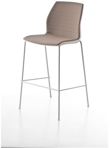 Kastel Табурет высокий полипропиленовый с подставкой для ног Kalea sun-id-1509986 - Вид №1