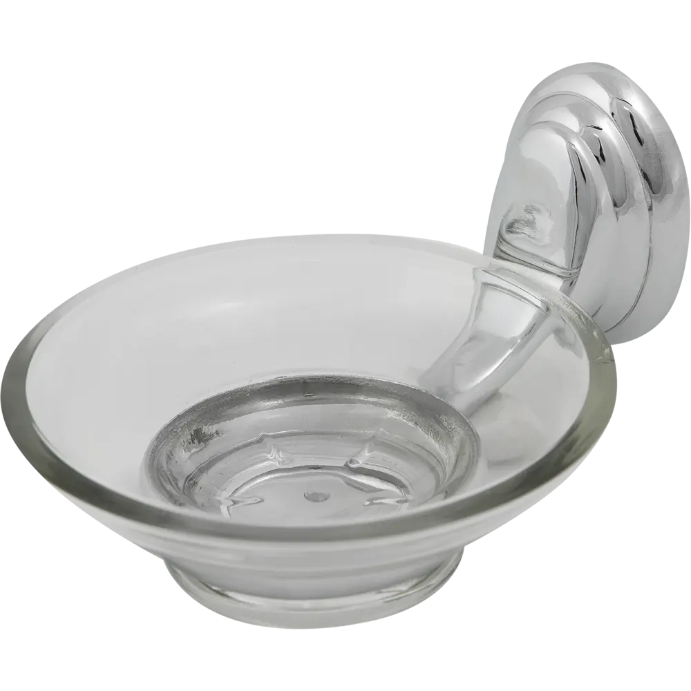 Мыльница подвесная, стекло, цвет хром Santreyd 68 STLM-2079036