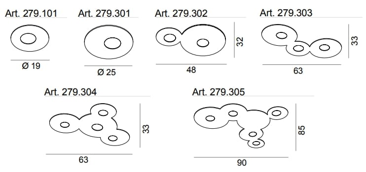 Светодиодный потолочный светильник Metal Lux RAD ARCH-00096282 - Вид №2