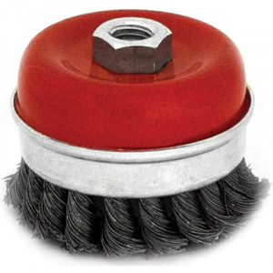 41855 Калибр Щетка для угловой шлифовальной машины Калибр 75 мм/М14 (арт.131738) 