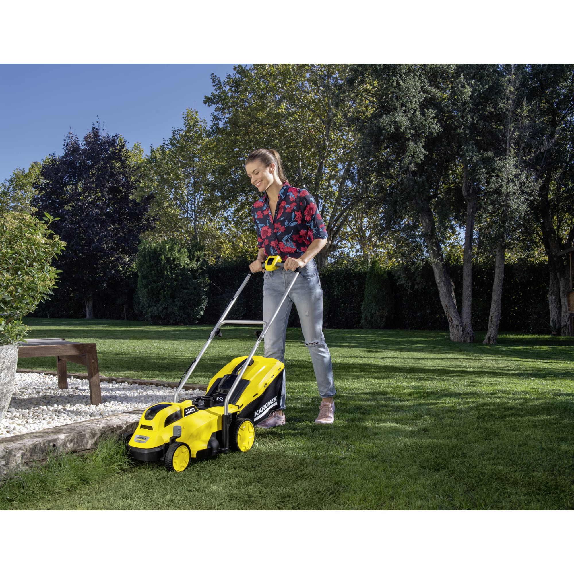 82541678 Газонокосилка аккумуляторная Karcher LMO Battery 18-3 18 В 33 см АКБ и ЗУ не в комплекте Santreyd  - Вид №6