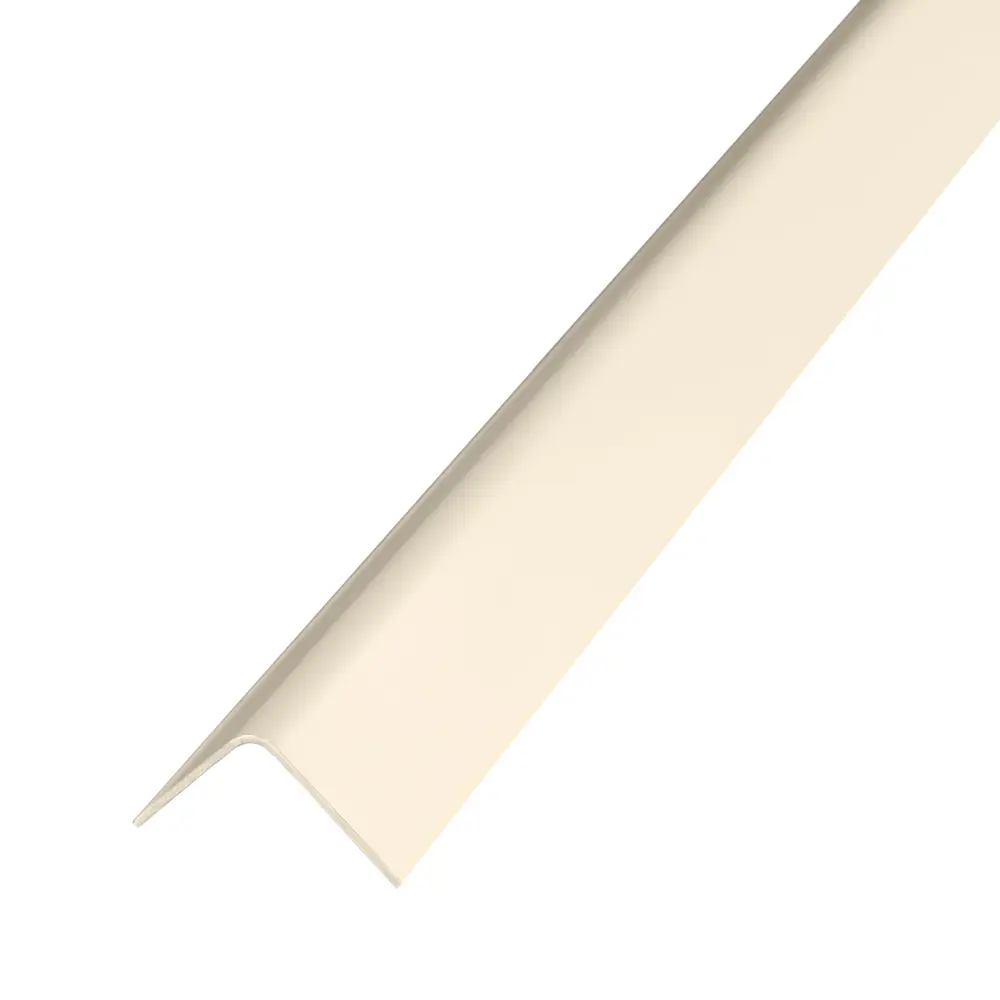 Угол ПВХ наружный 2700x20x20 мм бежевый матовый 89431853 STLM-2093676 POLIPLAST 