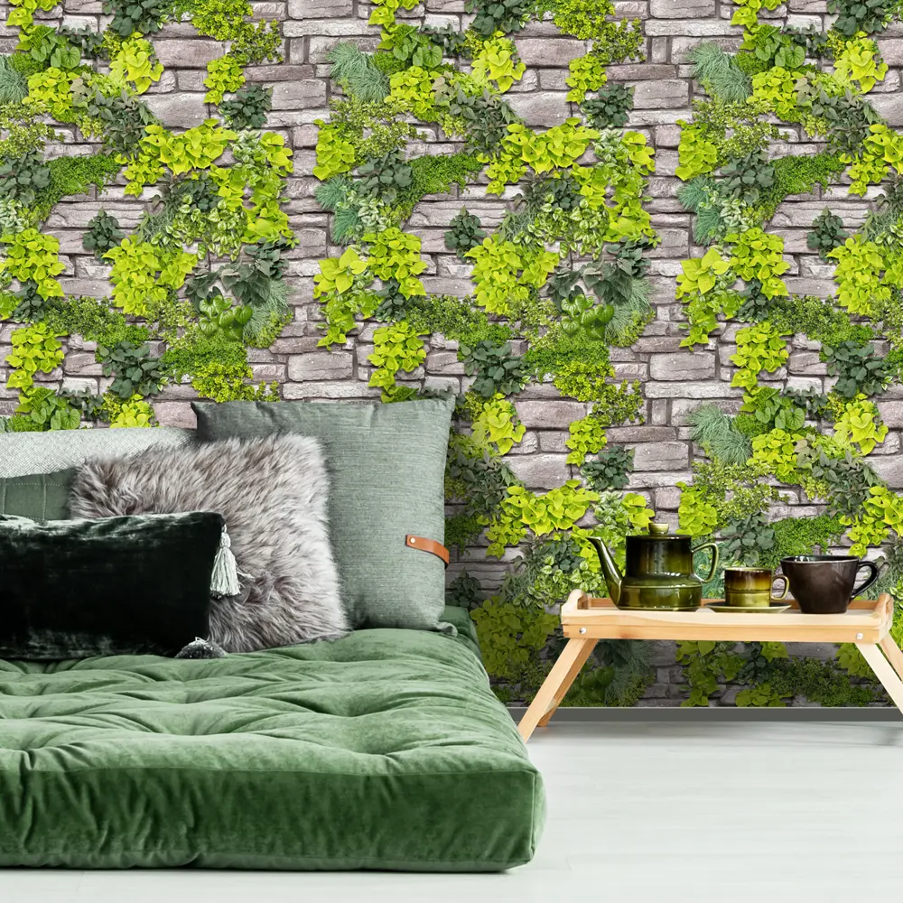 Обои виниловые Флорис 0.53х10 м светло-серые 8110 Santreyd STLM-2167174 - Вид №2