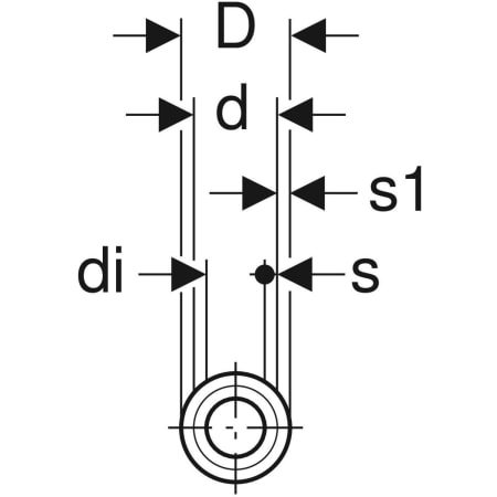 39118 Труба системы Geberit Mapress из нержавеющей стали CrNiMo, с полимерным покрытием (газ) Geberit  - Вид №3
