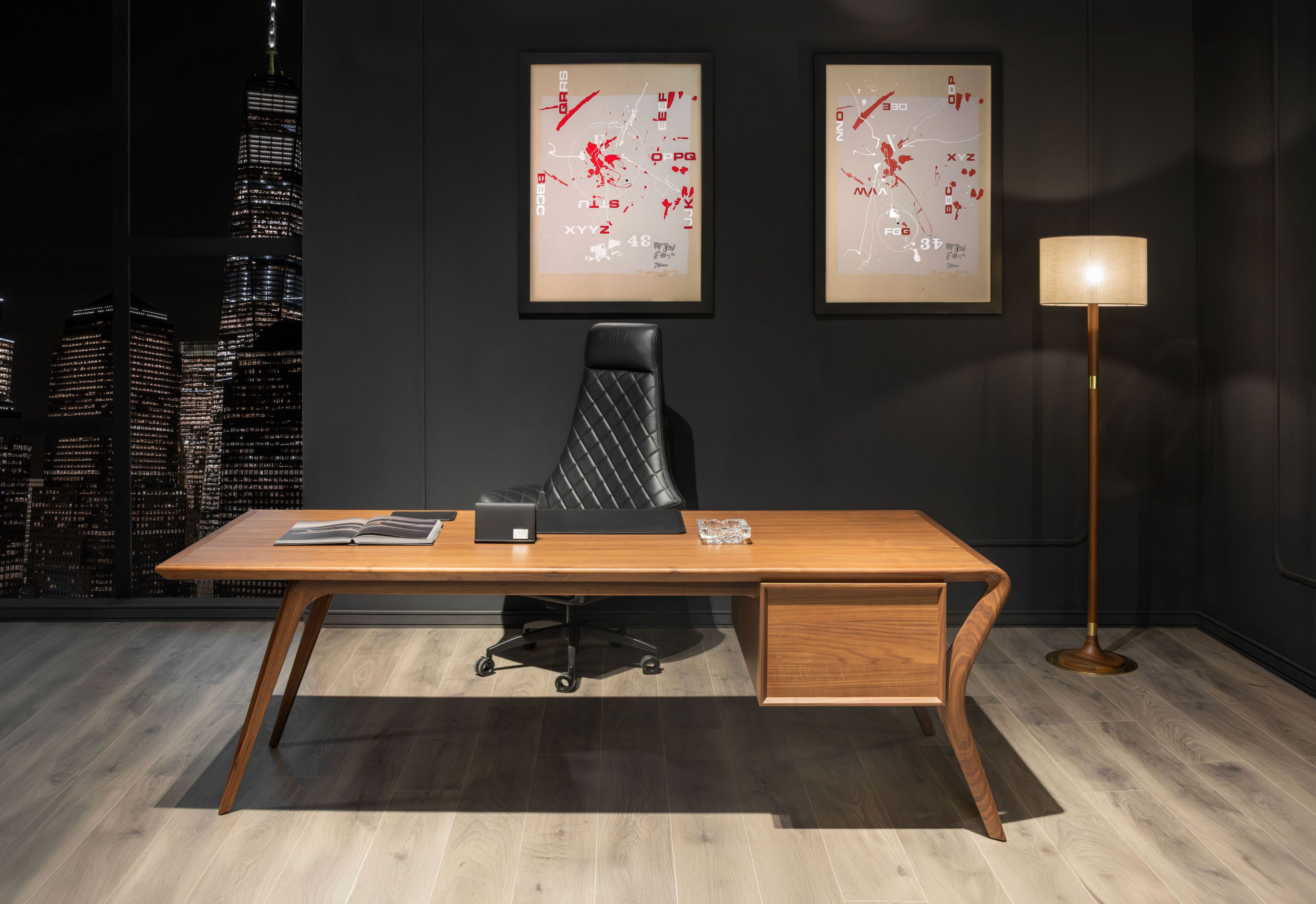 Деревянный прямоугольный стол с ящиками Wayne Enterprises Home Collection WE-026 ARCH-00136440 - Вид №6