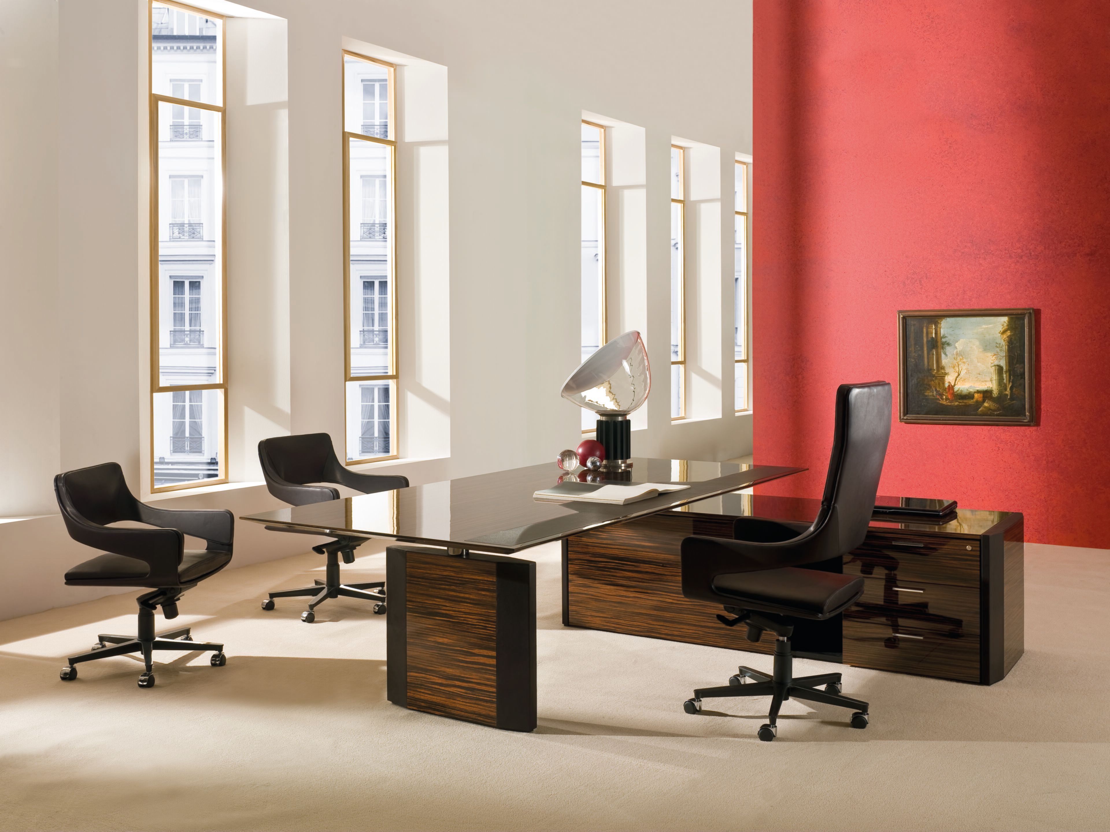 Деревянный направленный прямоугольный стол i 4 Mariani De_Symetria ARCH-00081207 - Вид №9