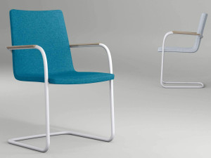 Консольный стул с подлокотниками